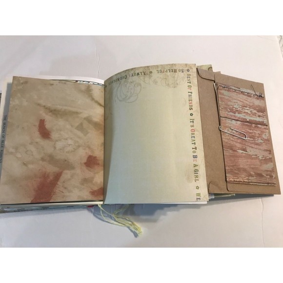 Old MacDonald Had a Farm Little Golden Book Handmade Junk Journal - Picture 5 of 12